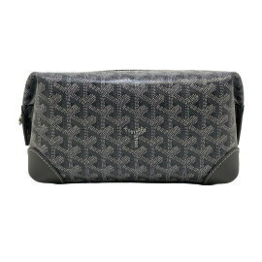 GOYARD Boeing Pouch Grey Leather